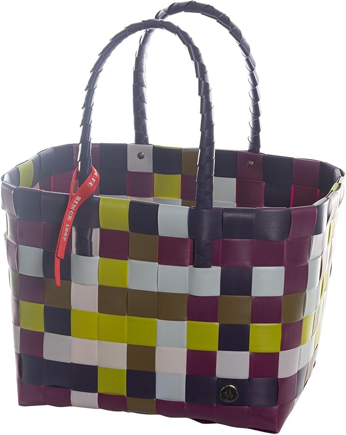 Witzgall 'ICE BAG Flechttasche' Klassiker Kunststoff beere/kiwi/weiß licht/farbecht Witzgall 'ICE BAG Flechttasche' Klassiker Kunststoff beere/kiwi/weiß licht/farbecht