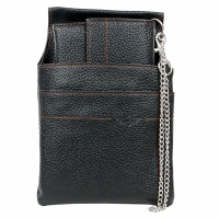 Eagle Set Kellnerbörse mit Gürteltasche und Kette Synthetik