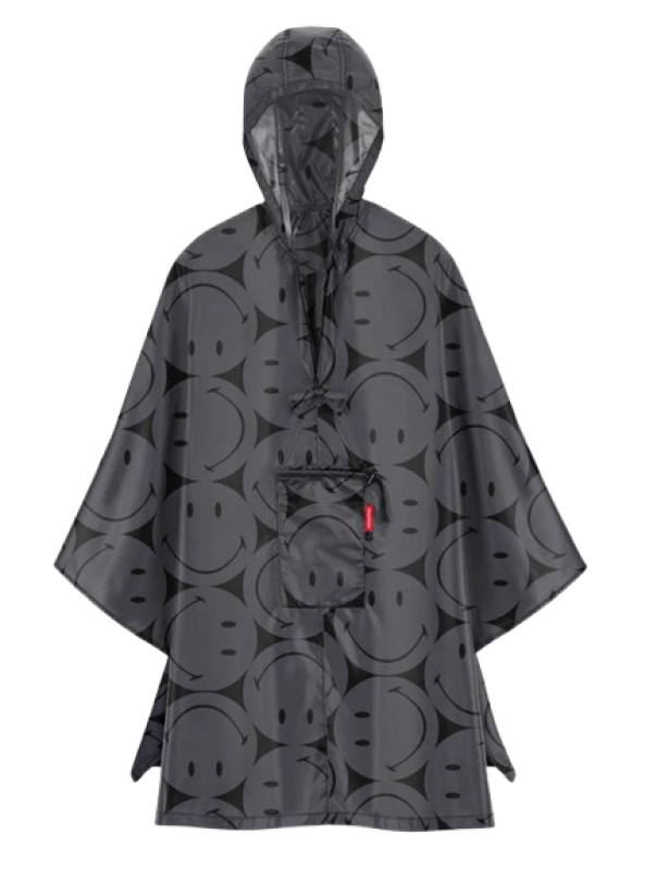 Reisenthel 'Mini Maxi Poncho' Smiley Grey