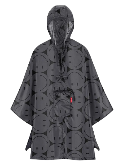 Reisenthel 'Mini Maxi Poncho' Smiley Grey Reisenthel 'Mini Maxi Poncho' Smiley Grey