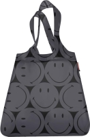 Reisenthel 'Mini Maxi Shopper' Smiley Grey