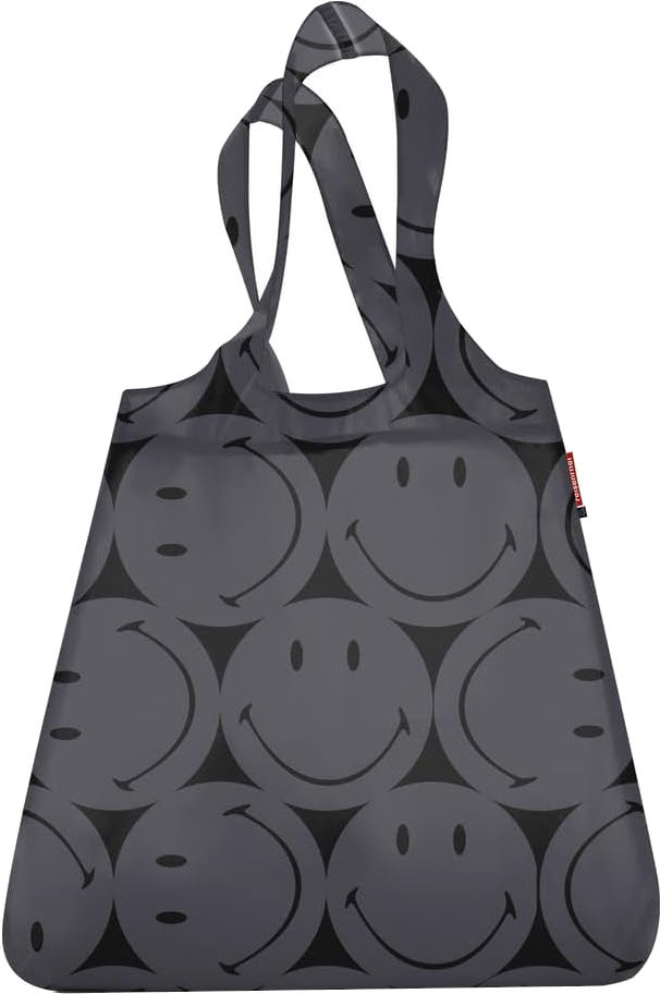 Reisenthel 'Mini Maxi Shopper' Smiley Grey