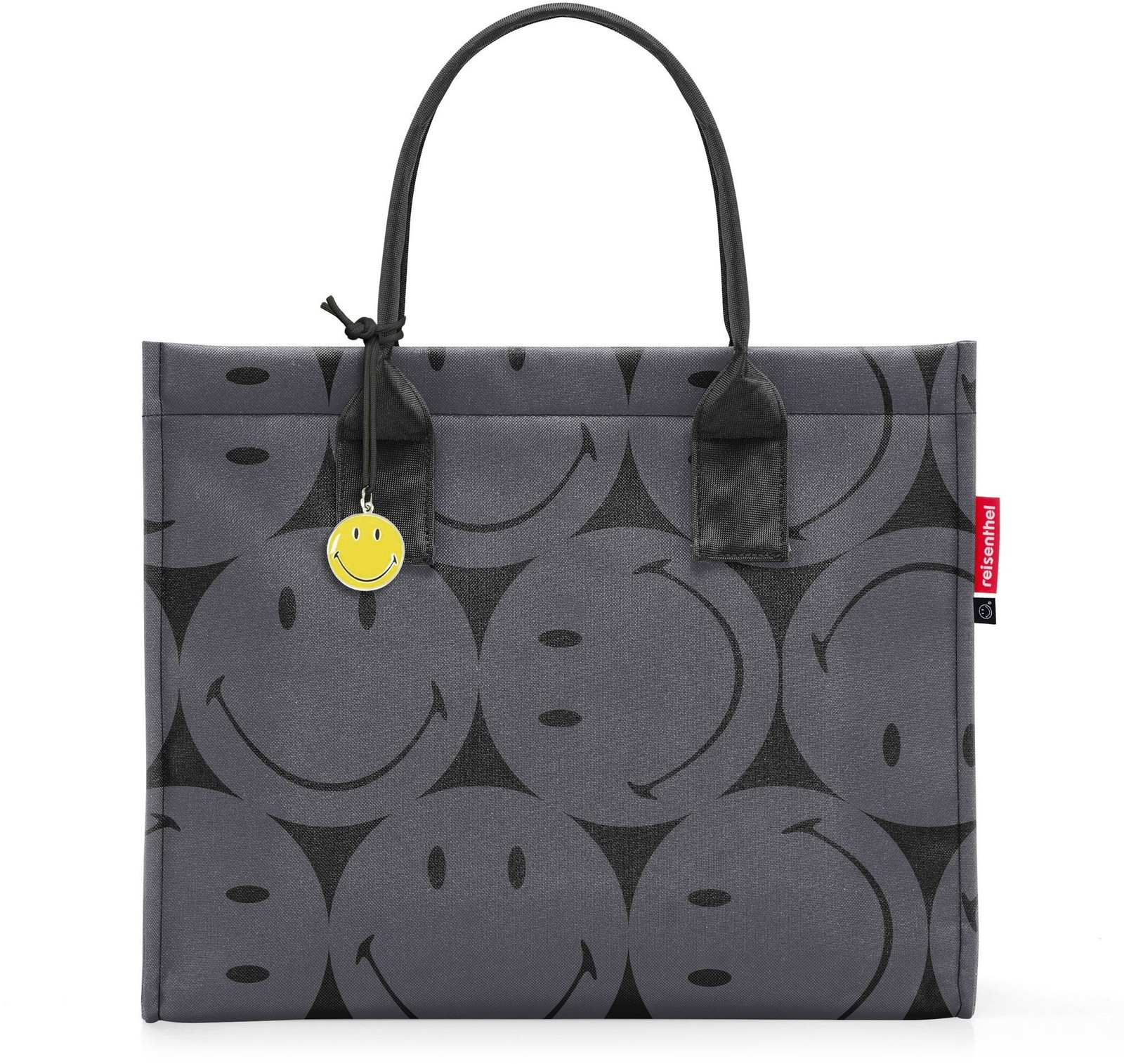 Reisenthel 'Daily Shopper' Einkaufstasche Smiley Grey