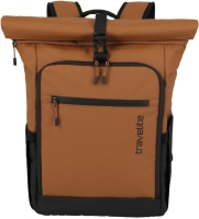 Travelite 'Briize' Roll-Up Rucksack M 24/30L Curry