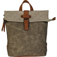 Dernier Rucksack/Tasche aus PU dunkelgrau-grau
