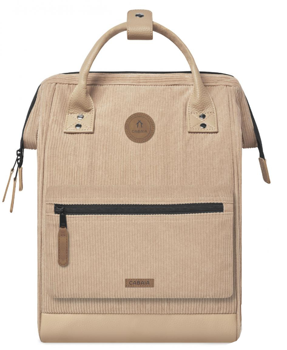 CABAIA 'Adventurer' Luxor Rucksack M mit Vortasche wechselbar cream