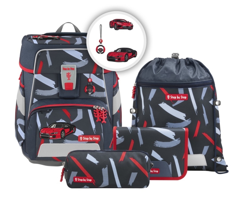 Step by Step 'Sports Car Mick' Space Schulrucksack-Set 5tlg. 1250g 20l