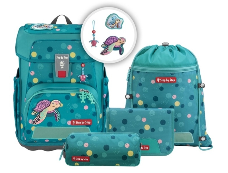 Step by Step 'TURTLE JOSIE' Cloud Schulrucksack-Set 5tlg. 990g