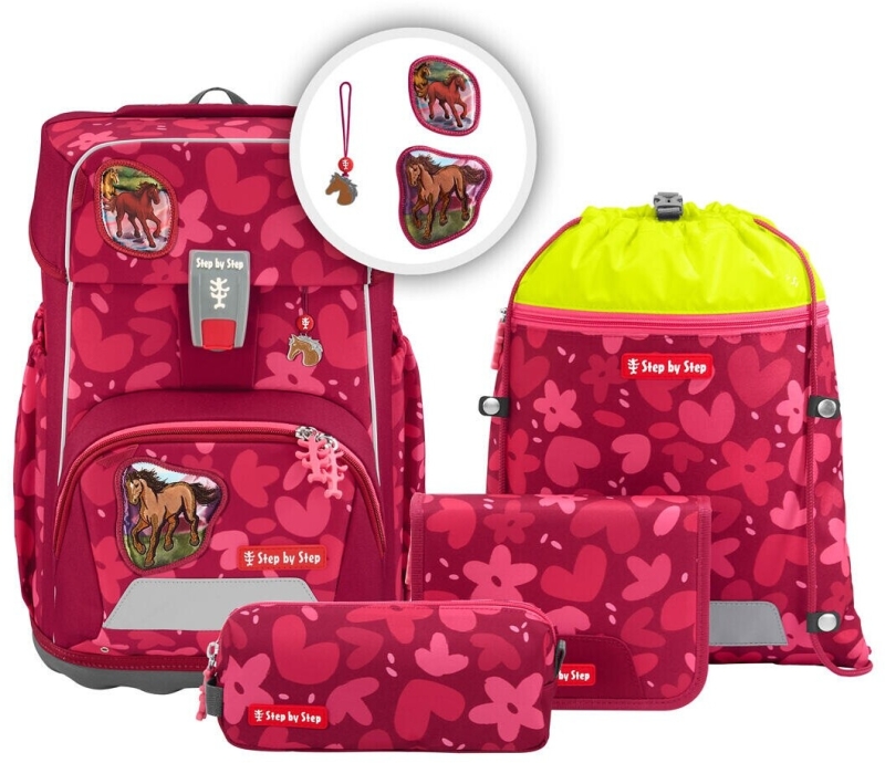 Step by Step 'Wild Horse Nora' Giant Schulrucksack-Set 5-tlg. 1050g
