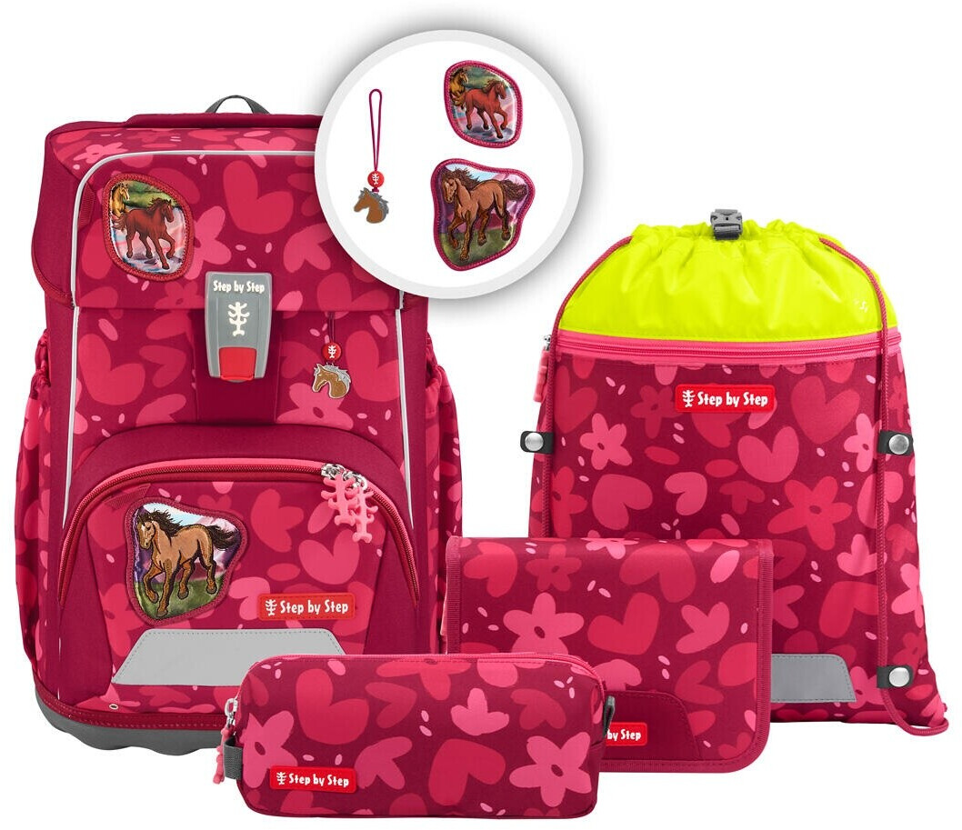 Step by Step 'Wild Horse Nora' Giant Schulrucksack 5-tlg. Step by Step 'Wild Horse Nora' Giant Schulrucksack 5-tlg.