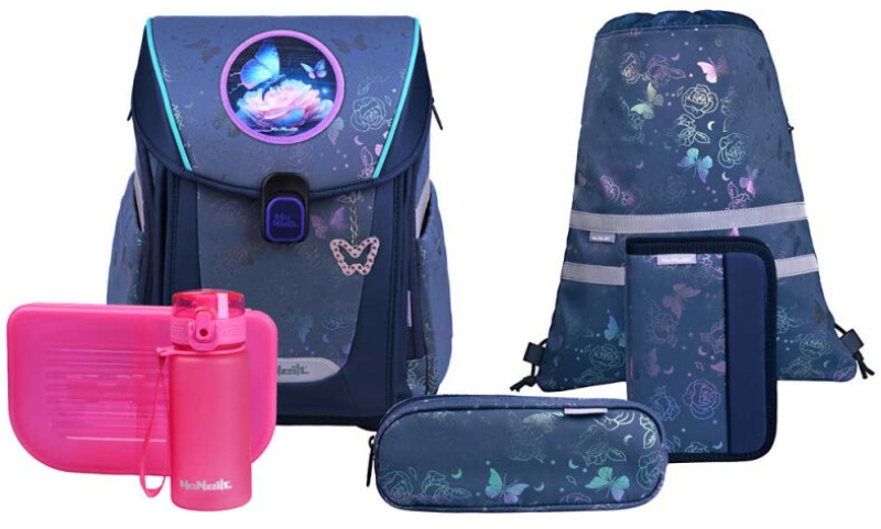 Mc Neill 'Roses' Schultaschenset Primo 9tlg