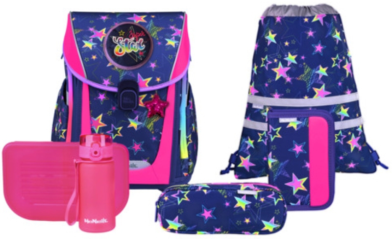 Mc Neill 'Stars' Schultaschenset Primo 9tlg