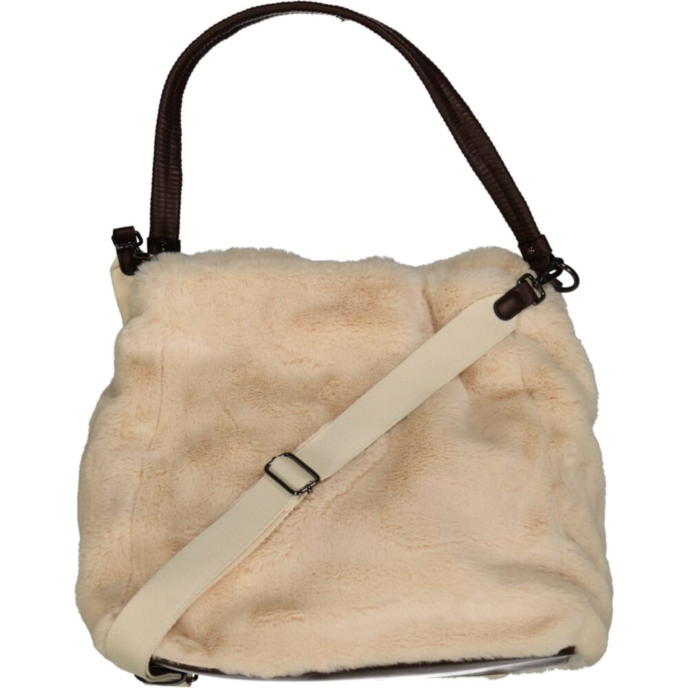 Glüxklee Beutel plüsch kurzer und langer Riemen beige