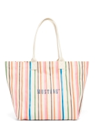 Mustang 'Arvika' Shopper  beige mit Streifen