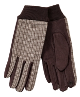 Wenfa Damenhandschuhe Wolle/ Fleece One Size kariert