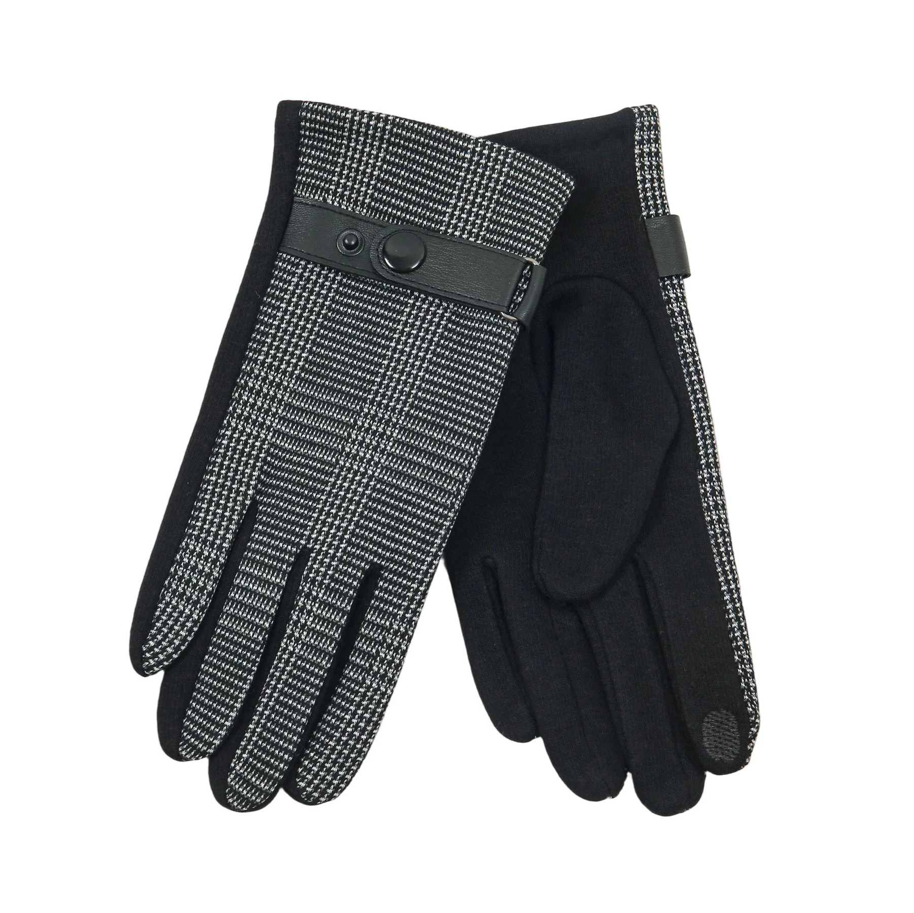 Wenfa Herrenhandschuhe Bw/ Fleece One Size schwarz/weiß