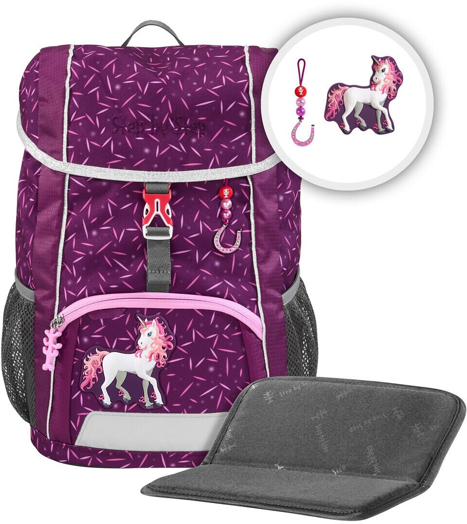 Step by Step 'Pretty Unicorn Nuala' Kid Kindergarten-Rucksack 380g 13l 3-tlg. lila