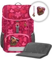 Step by Step 'Wild Horse Nora' Kid Kindergarten-Rucksack 380g 13l 3-tlg. pink