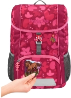 Step by Step 'Wild Horse Nora' Kid Kindergarten-Rucksack 380g 13l 3-tlg. pink