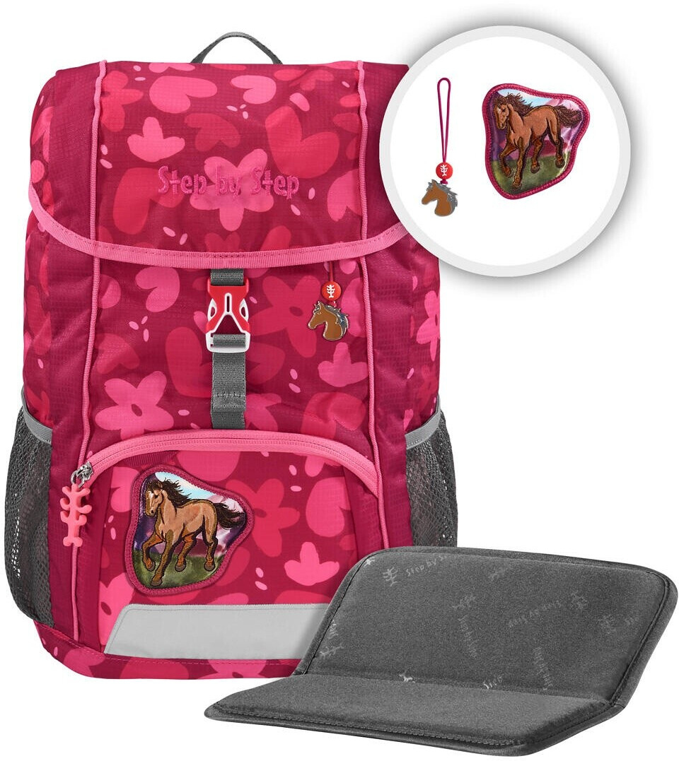 Step by Step 'Wild Horse Nora' Kid Kindergarten-Rucksack 380g 13l 3-tlg. pink Step by Step 'Wild Horse Nora' Kid Kindergarten-Rucksack 380g 13l 3-tlg. pink