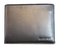 Manage Scheintasche Querformat RFID-Schutz echt Leder schwarz