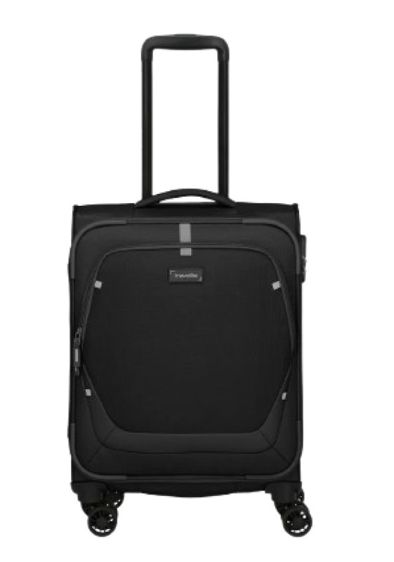 Travelite 'Umbria' 4-Rollen Trolley 55cm 2,5kg 35l Polyester schwarz