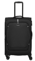 Travelite 'Umbria' 4-Rad Trolley 67cm erweiterbar 2,9kg 61/66l Polyester schwarz