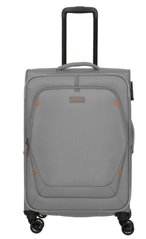 Travelite 'Umbria' 4-Rad Trolley 67cm erweiterbar 2,9kg 61/66l Polyester smoky grey