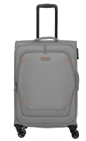 Travelite 'Umbria' 4-Rad Trolley 67cm erweiterbar 2,9kg 61/66l Polyester smoky grey