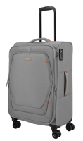 Travelite 'Umbria' 4-Rad Trolley 67cm erweiterbar 2,9kg 61/66l Polyester smoky grey