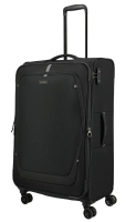 Travelite 'Umbria' 4-Rad Trolley 77cm erweiterbar 3,3kg 90-96l Polyester schwarz