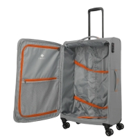 Travelite 'Umbria' 4-Rad Trolley 77cm erweiterbar 3,3kg 90-96l Polyester smoky grey