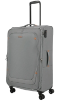 Travelite 'Umbria' 4-Rad Trolley 77cm erweiterbar 3,3kg 90-96l Polyester smoky grey