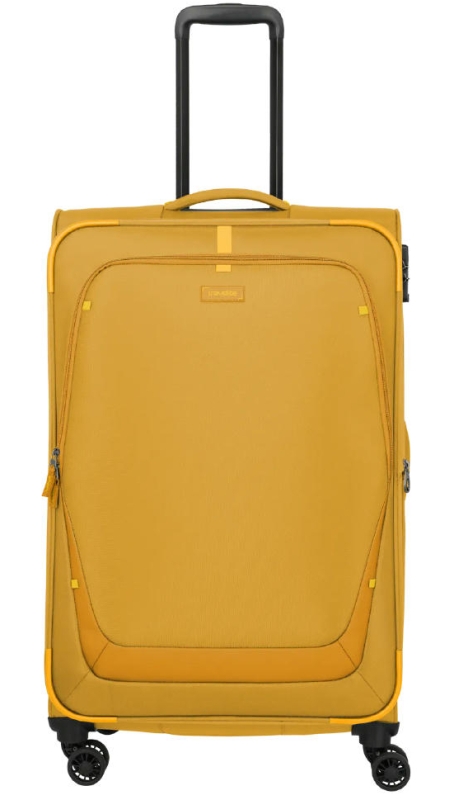Travelite 'Umbria' 4-Rad Trolley 77cm erweiterbar 3,3kg 90-96l Polyester golden glow