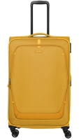 Travelite 'Umbria' 4-Rad Trolley 77cm erweiterbar 3,3kg 90-96l Polyester golden glow