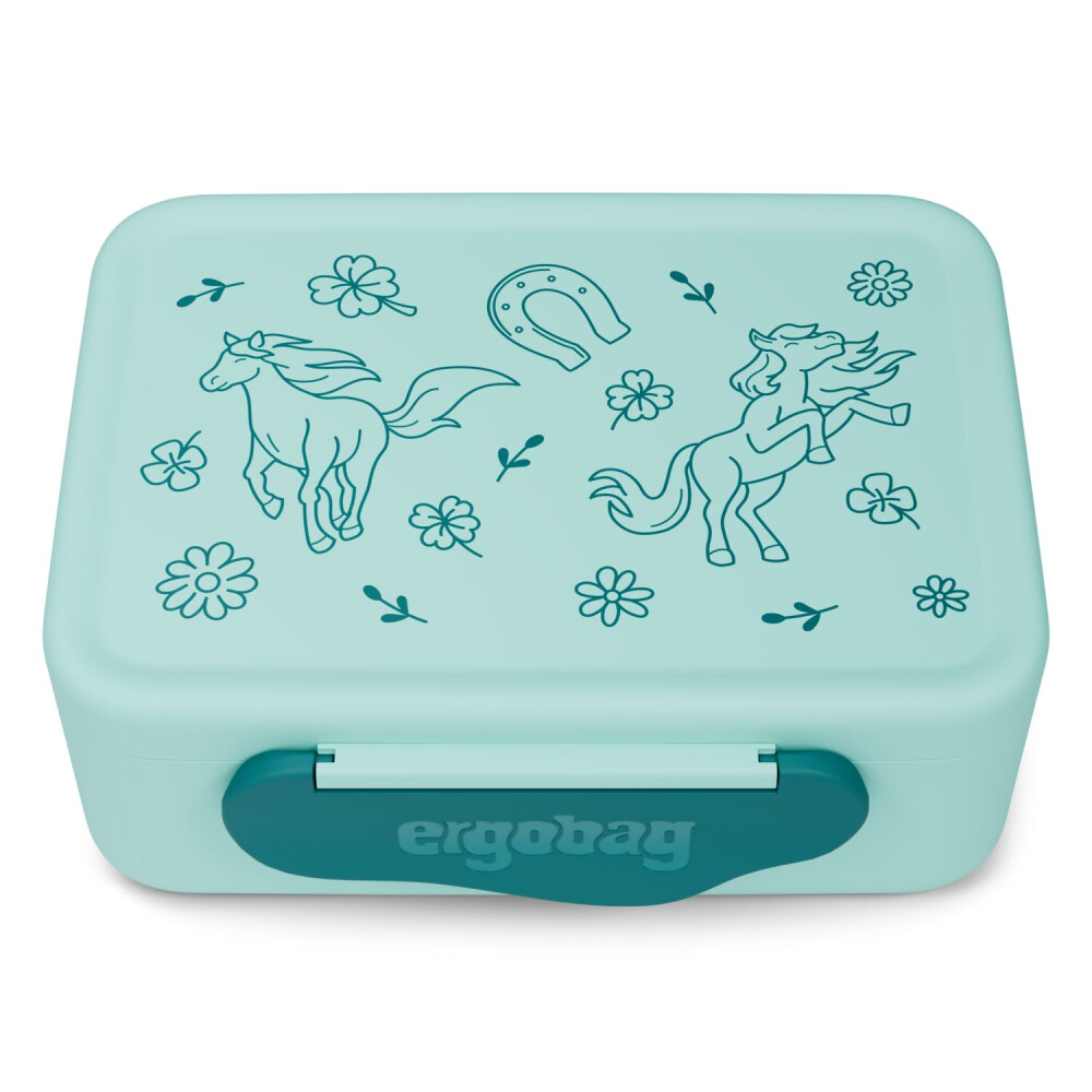 Ergobag Brotdose 2in1 mit Trennfach Perde türkis Ergobag Brotdose 2in1 mit Trennfach Perde türkis