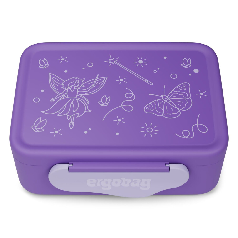 Ergobag Brotdose 2in1 mit Trennfach Fee lila Ergobag Brotdose 2in1 mit Trennfach Fee lila