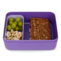 Ergobag Brotdose 2in1 mit Trennfach Fee lila