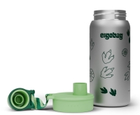Ergobag Edelstahl Trinkflasche Dschungel grün 0,5l