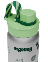 Ergobag Edelstahl Trinkflasche Dschungel grün 0,5l