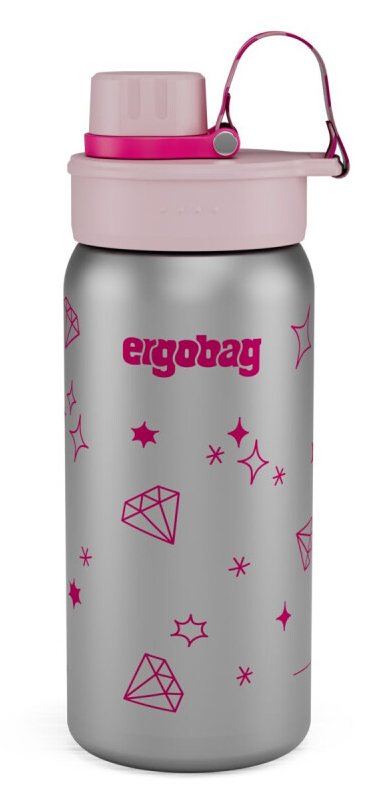 Ergobag Edelstahl Trinkflasche Glitzer pink 0,5l Ergobag Edelstahl Trinkflasche Glitzer pink 0,5l