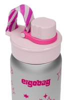 Ergobag Edelstahl Trinkflasche Glitzer pink 0,5l