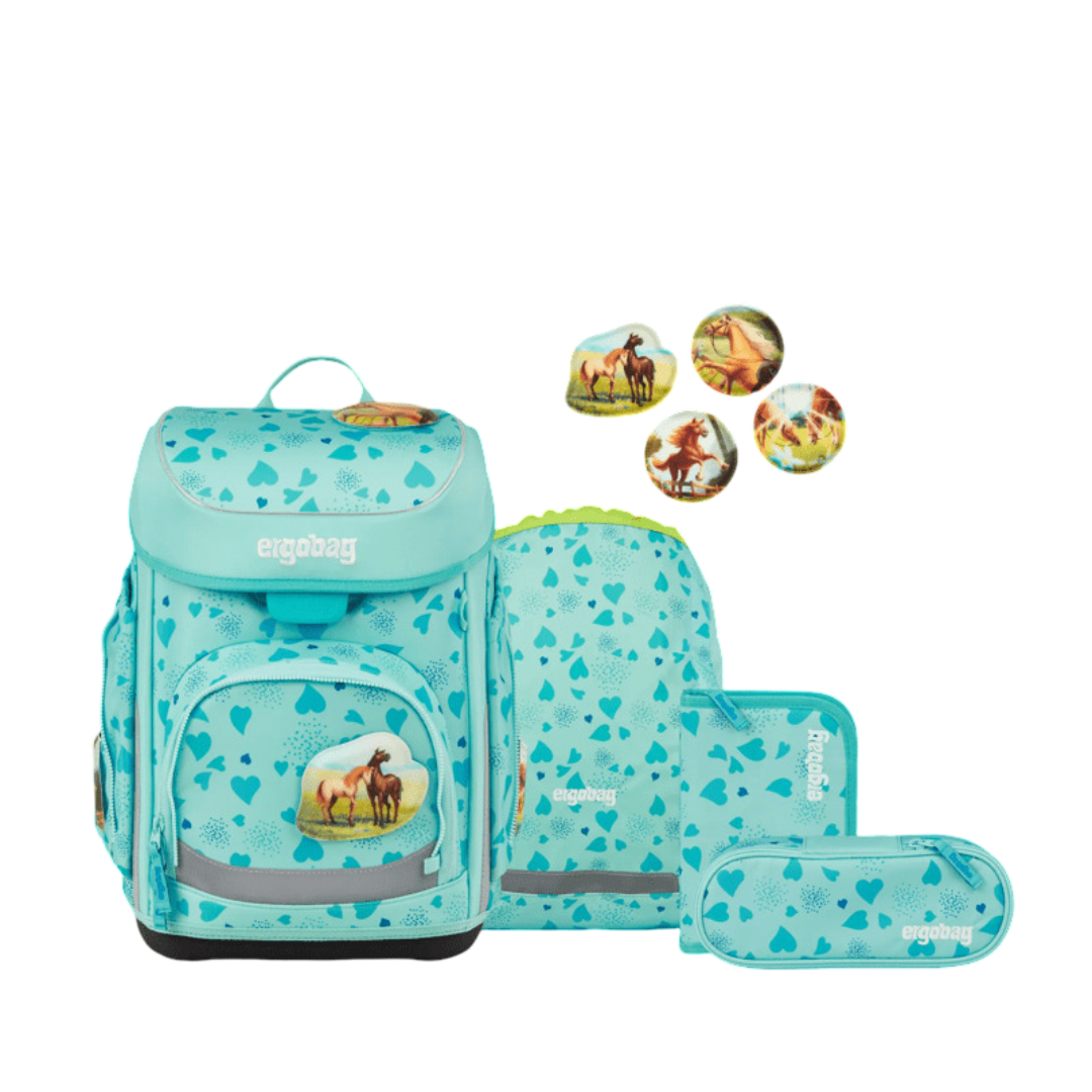 Ergobag 'ReitBärtraum' Cubo Schultaschen - Set 5Tlg. 1100g 19l Ergobag 'ReitBärtraum' Cubo Schultaschen - Set 5Tlg. 1100g 19l