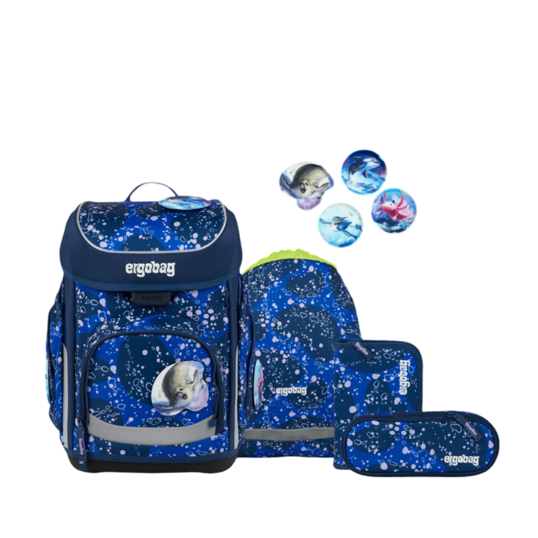 Ergobag 'OzeanBärwohner' Cubo Schultaschen - Set 5Tlg. 1100g 19l Ergobag 'OzeanBärwohner' Cubo Schultaschen - Set 5Tlg. 1100g 19l