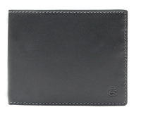 Esquire 'Dallas' Scheintasche mit verdeckten Kartenfächern echt Leder schwarz