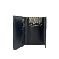 Esquire 'New Silk' Schlüsselmäppchen mit Haken schwarz