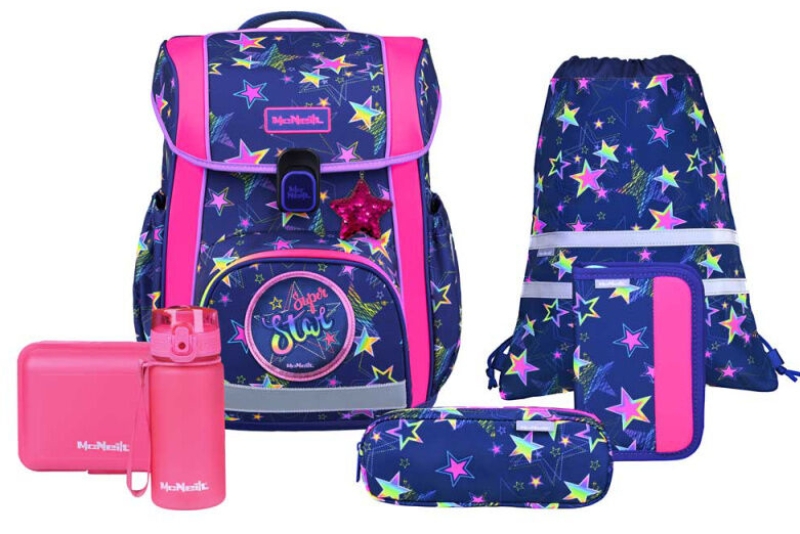 McNeill 'Stars' Schultaschenset Bravo 9tlg. 1150g 21l
