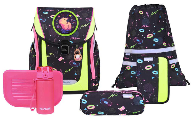 Mc Neill 'Capybar' Schultaschenset Primo 9tlg Mc Neill 'Capybar' Schultaschenset Primo 9tlg