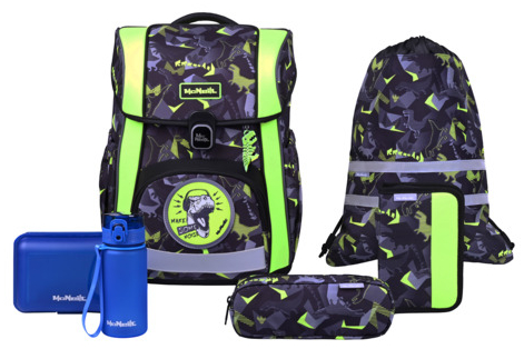 McNeill 'Dinopark' Schultaschenset Bravo 9tlg. 1150g 21l