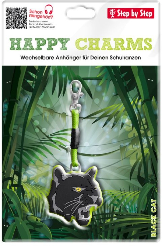 Step by Step 'Happy Charms' Wechselanhänger Black Cat